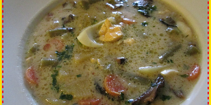 Fazolková polévka s chutí kulajdy (Dobrou chuť!)