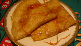 Flambované palačinky (Crêpes Suzette)