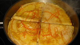 Flambované palačinky (Crêpes Suzette)