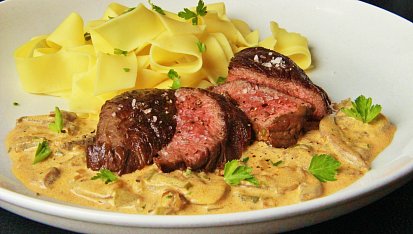 Hovězí steak " Stroganoff " (Stroganov)