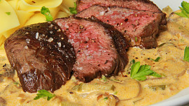 Hovězí steak " Stroganoff " (Stroganov)