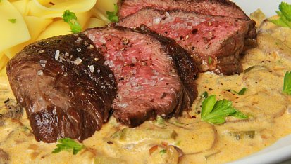 Hovězí steak " Stroganoff " (Stroganov)