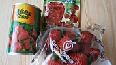 Jahodové mlsání,nejen v zimním období, Použité suroviny