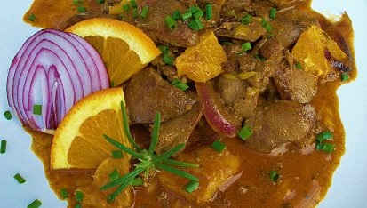 Játra na pomerančích a sherry