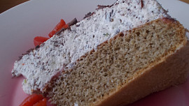 Kávový dort  s krémem z ledových  kaštanů, kofily a jogurtů