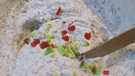 Kávový dort  s krémem z ledových  kaštanů, kofily a jogurtů