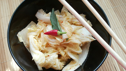 Kimchi - korejský fermentovaný salát