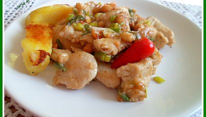 Kuřecí kung pao z letáku Albert