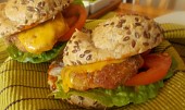 Lososové   karbanátky  s  bramborovou kaší + lososové burgery