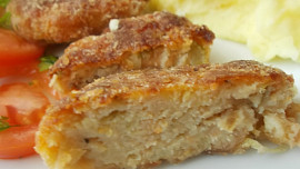 Lososové   karbanátky  s  bramborovou kaší + lososové burgery