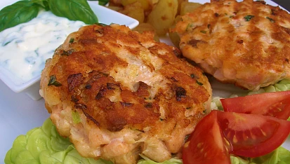 Lososový burger podle Pohlreicha
