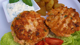 Lososový burger podle Pohlreicha