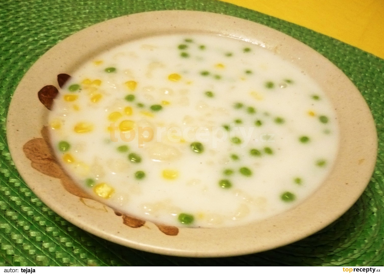 Mléková polévka recept - TopRecepty.cz