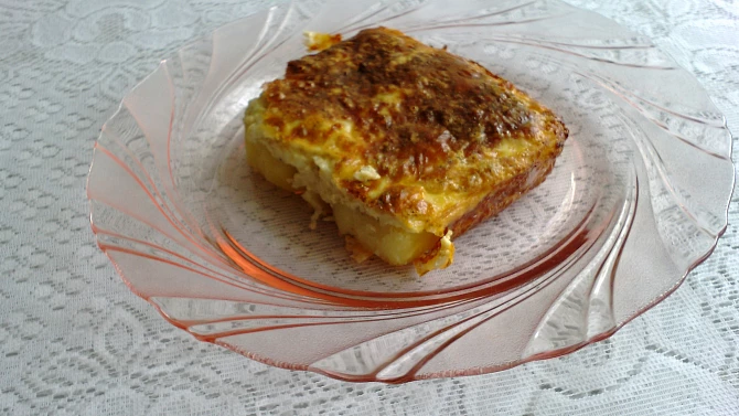 Zapečené brambory s romadurem