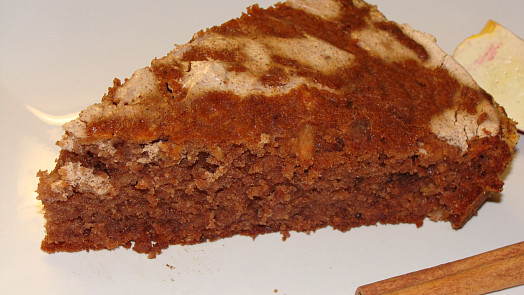 Moučník margotka s chutí jablek a skořice