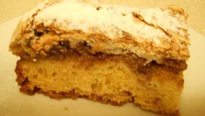 Moučník s kokosem a mandarinkami, moučník s kokosem, (náplň s kakaem)
