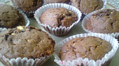 Muffiny ze tří druhů čokolády