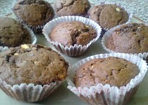 Muffiny ze tří druhů čokolády