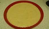 Ovocný koláč s pudinkovým rosolem