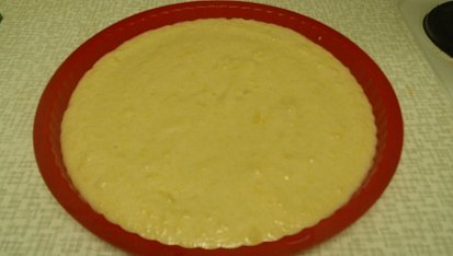 Ovocný koláč s pudinkovým rosolem