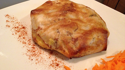 Pastilla s krepelkou a mandlemi