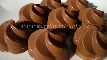 Plněné čokoládové pralinky, Pralinky z mléčné čokolády