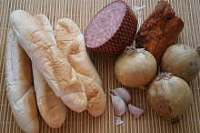 Část použitých surovin