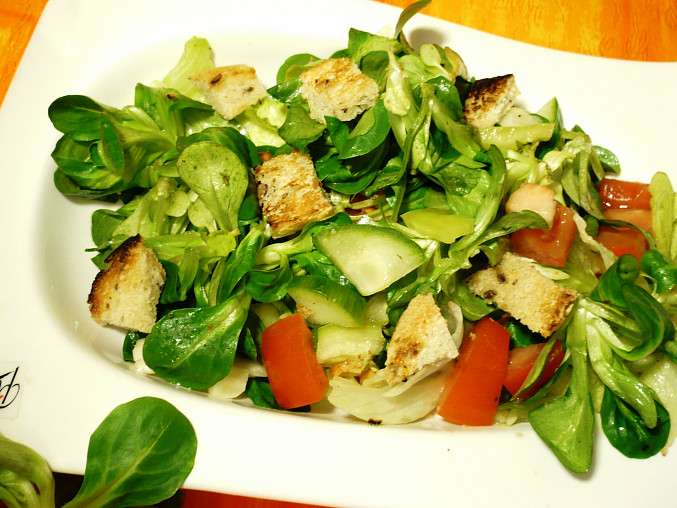 Rychlý chutný zeleninový salát