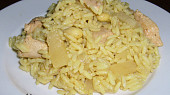 Rýže z Orientu (aneb variace na Orientální rýži s ananasem z obalu od rýže Lagris)
