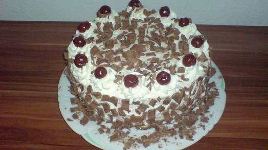 Schwarzwaldský višňový dort