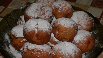 Šlehačkové koblihy, koblihy