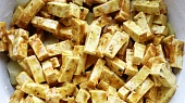 Tofu zapékané s pórkem