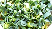 Tofu zapékané s pórkem