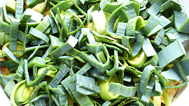 Tofu zapékané s pórkem