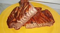 Tvarohovo-jogurtová zebra