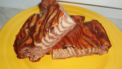 Tvarohovo-jogurtová zebra