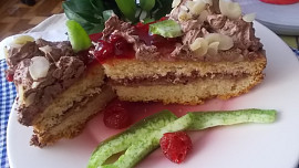 Valentýnské srdce - dortík