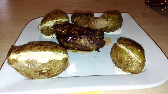Vepřová panenka na grilu