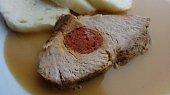 Vepřové karé s čabajkovým středem, Vepřové karé s čabajkovým středem