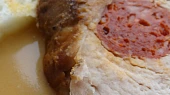 Vepřové karé s čabajkovým středem, Vepřové karé s čabajkovým středem