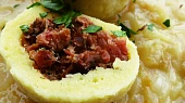 Bramborové koule s uzeným masem, Bramborové koule s uzeným masem