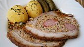 Bůček plněný, v marinádě pečený, Bůček plněný,v marinádě pečený
