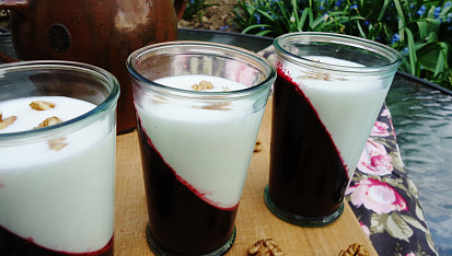 Červená řepa s podmáslím - verrine