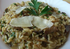 Hříbkové rizoto (Risotto ai funghi porcini)