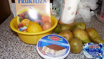 Hrušky s krémem