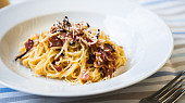 Italské špagety Carbonara