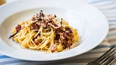 Italské špagety Carbonara
