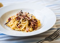 Italské špagety Carbonara