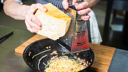 Italské špagety Carbonara
