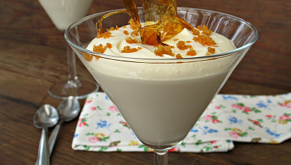 Katalánský krém (Crema Catalana), Našlehaný katalánský krém